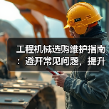 工程机械选购维护指南：避开常见问题，提升设备效率2026