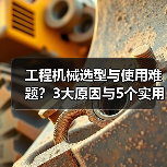工程机械选型与使用难题?3大原因与5个实用解决方法(图4) 工程机械选型与使用难题?3大原因与5个实用解决方法(图4)