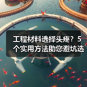 工程材料选择头疼?5个实用方法助您避坑选对材(图2) 工程材料选择头疼?5个实用方法助您避坑选对材(图2)