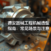 德安器械工程机械选型指南:常见场景与注意事项(图2) 德安器械工程机械选型指南:常见场景与注意事项(图2)