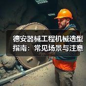 德安器械工程机械选型指南:常见场景与注意事项(图1) 德安器械工程机械选型指南:常见场景与注意事项(图1)