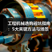 工程机械选购避坑指南:5大关键方法与场景解析(图3) 工程机械选购避坑指南:5大关键方法与场景解析(图3)