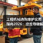 工程机械选购维护实用指南2026:度度导破解常见问题(图1) 工程机械选购维护实用指南2026:度度导破解常见问题(图1)