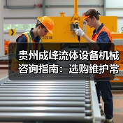贵州成峰流体设备机械咨询指南:选购维护常见问题全解析(图1) 贵州成峰流体设备机械咨询指南:选购维护常见问题全解析(图1)