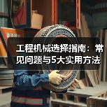 工程机械选择指南：常见问题与5大实用方法