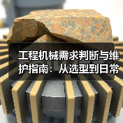 工程机械需求判断与维护指南:从选型到日常保养(图1) 工程机械需求判断与维护指南:从选型到日常保养(图1)