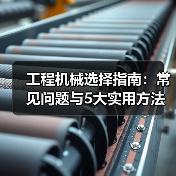 工程机械选择指南:常见问题与5大实用方法(图3) 工程机械选择指南:常见问题与5大实用方法(图3)