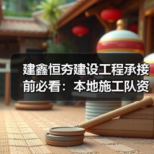 建鑫恒夯建设工程承接前必看：本地施工队资质与报价核对清单