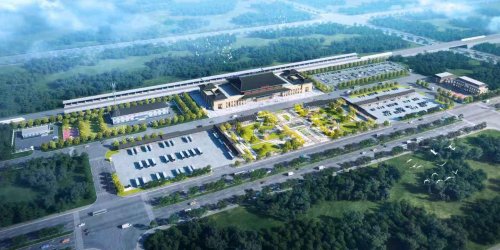 预计明年上半年建成，南深高铁容县南站交通枢纽综合体项目迎来关键节点(图2)