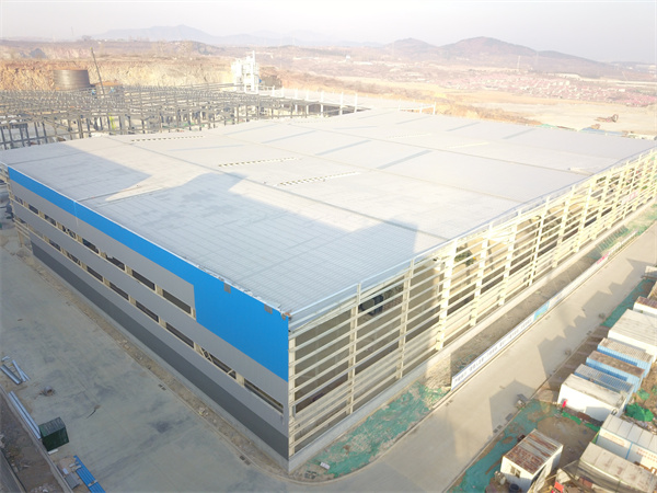 烟台市建筑垃圾资源化利用产业基地项目（一期）厂房通过主体验收